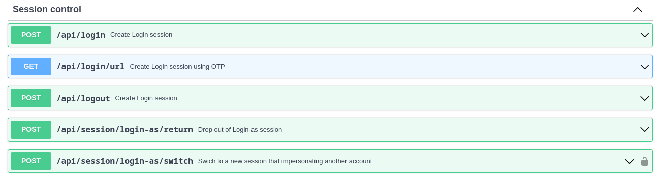 Live API documentation in Evolution