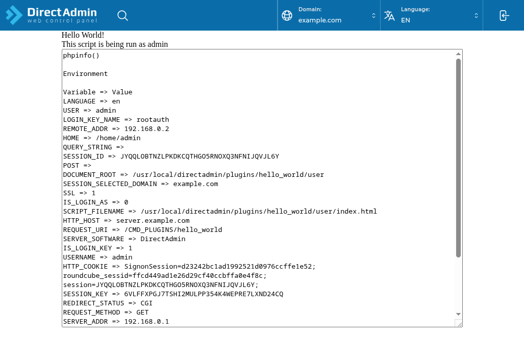 Evolution plugin page