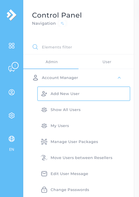 Navigation menu