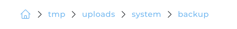 Refactored File Manager's breadcrumb