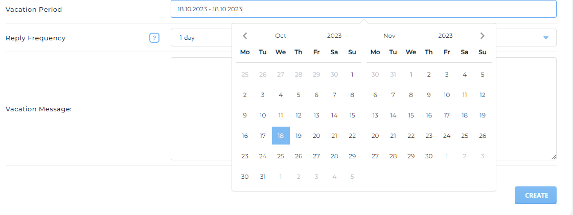 Date Range Picker