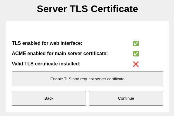 Installer - Step 1