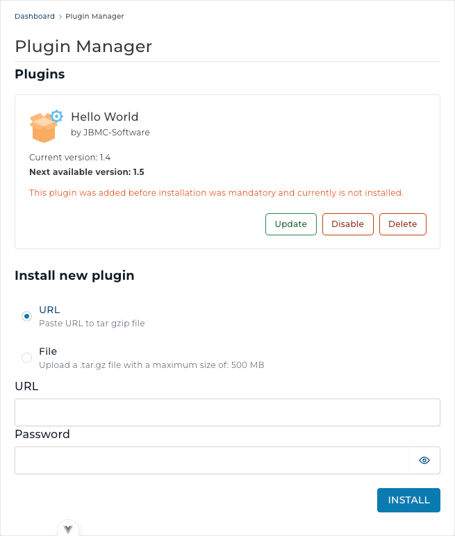 New Plugin Manager